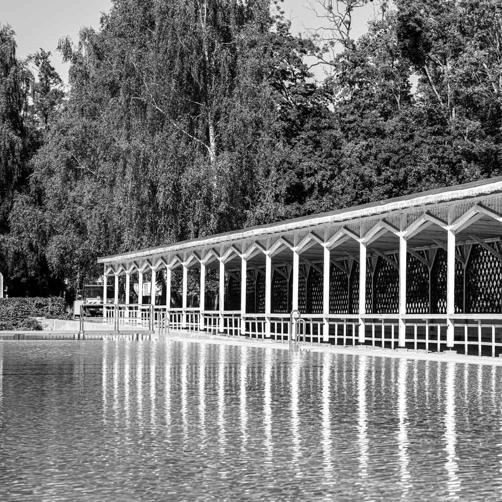 Rastenberger Waldschwimmbad, Wandelhalle